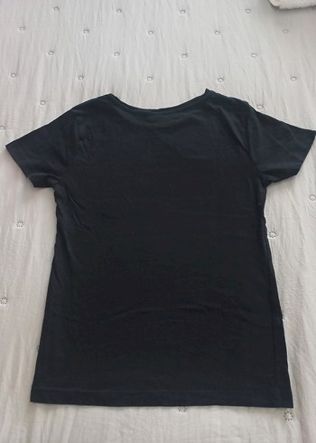 Mango Siyah Baskılı Kadın Tişört - Görsel 4