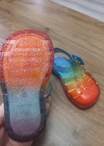 Renkli Simli  Çocuk Sandalet - Görsel 2