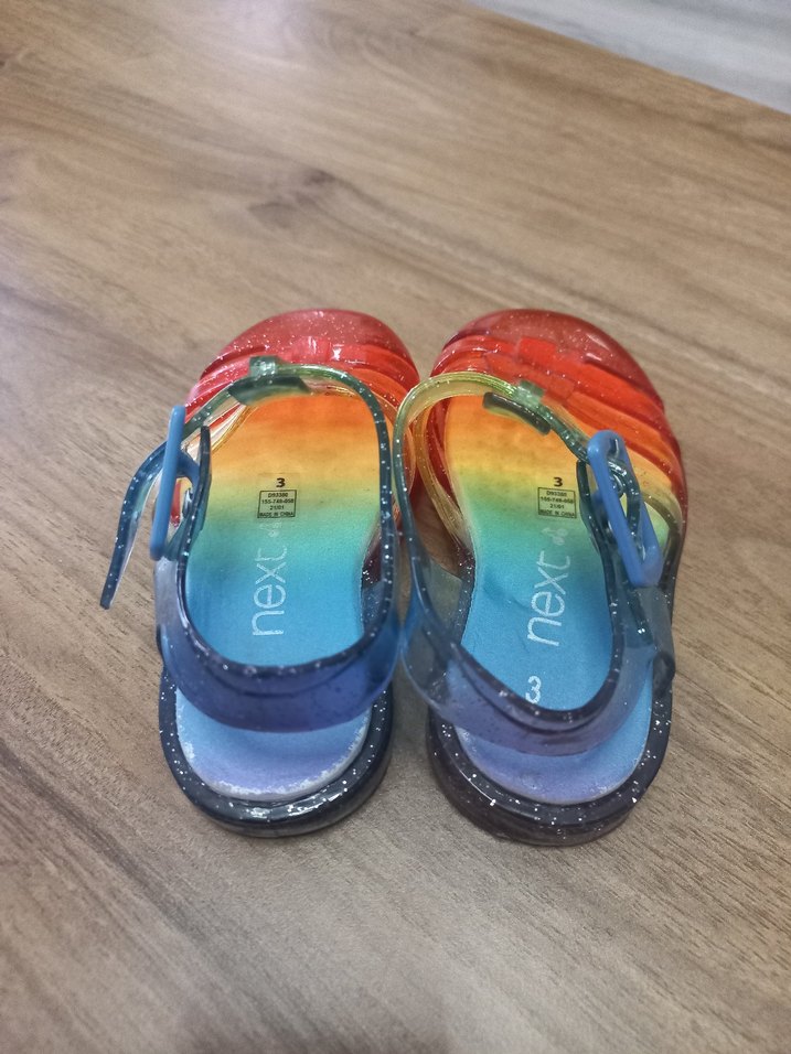 Renkli Simli  Çocuk Sandalet - Görsel 3