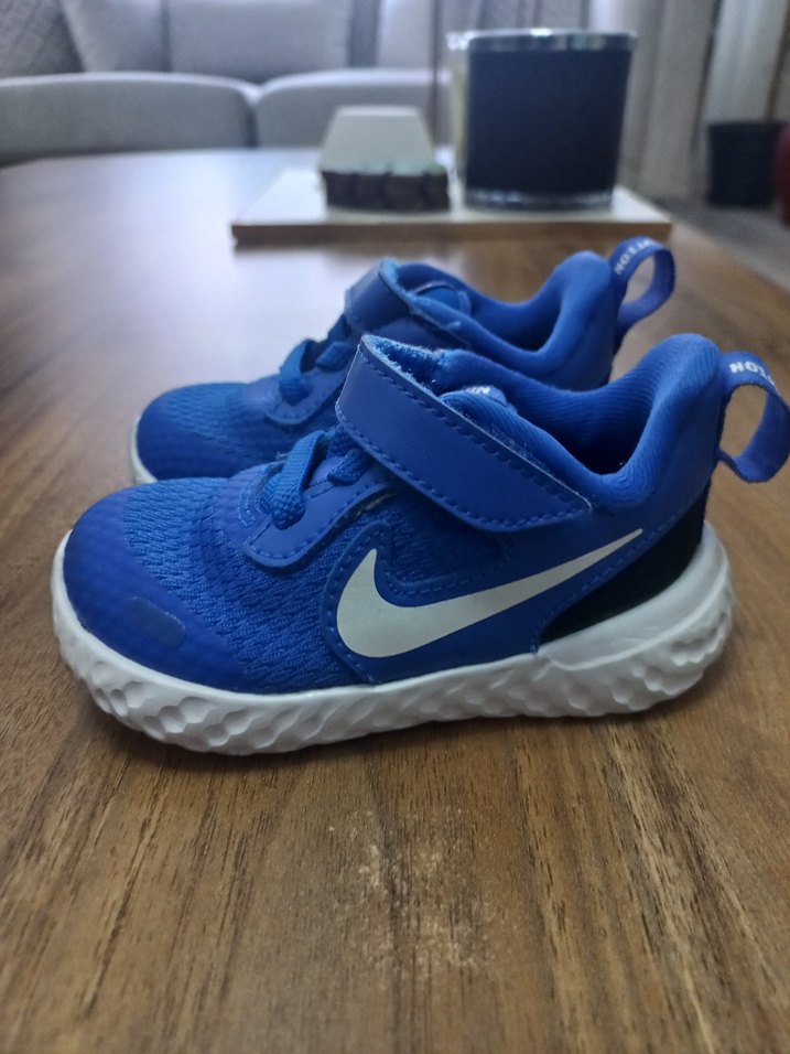 Nıke Mavi Erkek Çocuk Spor Ayakkabı Velcro - Görsel 2