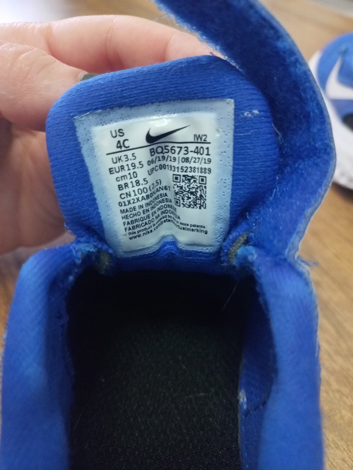 Nıke Mavi Erkek Çocuk Spor Ayakkabı Velcro - Görsel 5