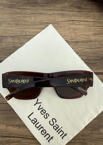 Beden Saint Laurent Parlak Kahverengi Kadın Güneş Gözlüğü