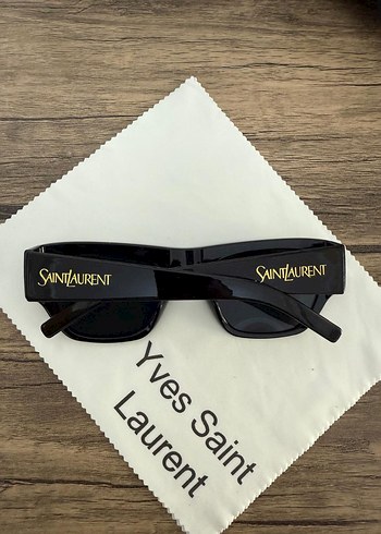 Beden Saint Laurent Siyah Parlak Kadın Güneş Gözlüğü