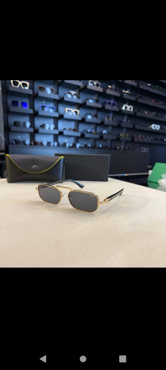 Parlak Gri Erkek Güneş Gözlüğü - Görsel 2