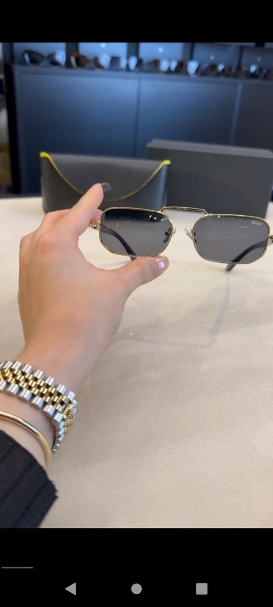 Parlak Gri Erkek Güneş Gözlüğü - Görsel 3