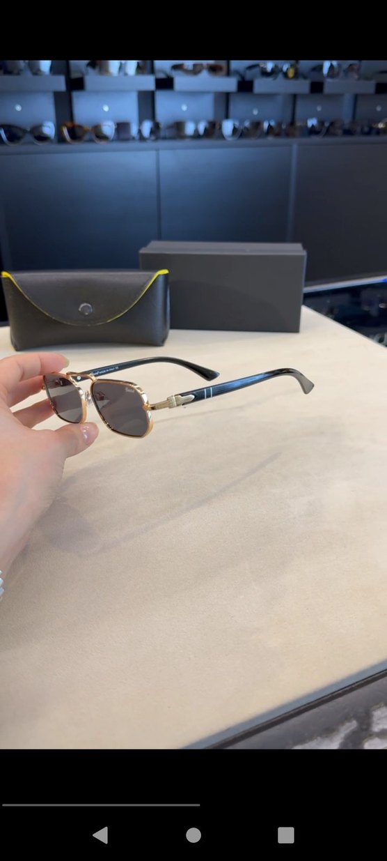 Parlak Gri Erkek Güneş Gözlüğü - Görsel 4
