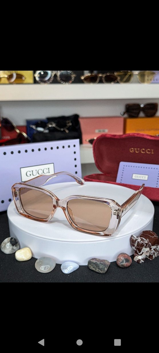 Şeffaf Bej Kadın Güneş Gözlüğü - Görsel 2