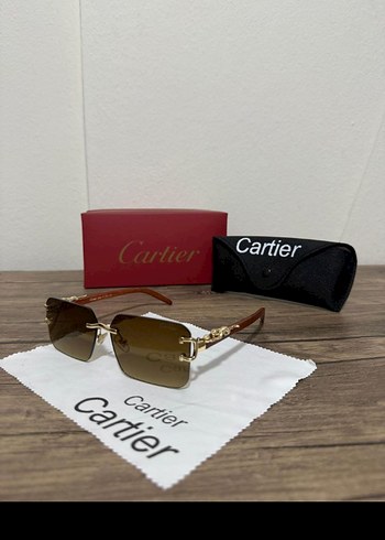 Bej Şeffaf Kadın Güneş Gözlüğü - Görsel 2