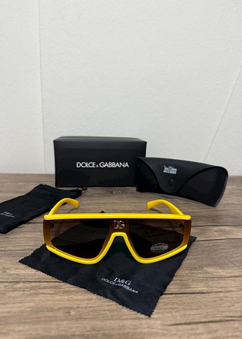 Parlak Sarı Kadın Sokak Stili Güneş Gözlüğü - Görsel 3