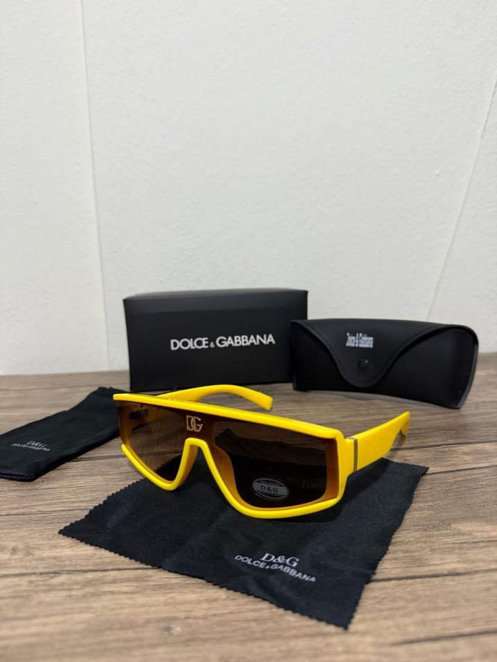 Parlak Sarı Kadın Sokak Stili Güneş Gözlüğü - Görsel 2