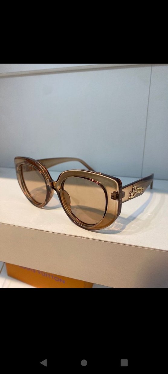 Şeffaf Bej Kadın Güneş Gözlüğü - Görsel 2