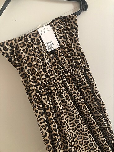 H&M Strablez leoparlı elbise
