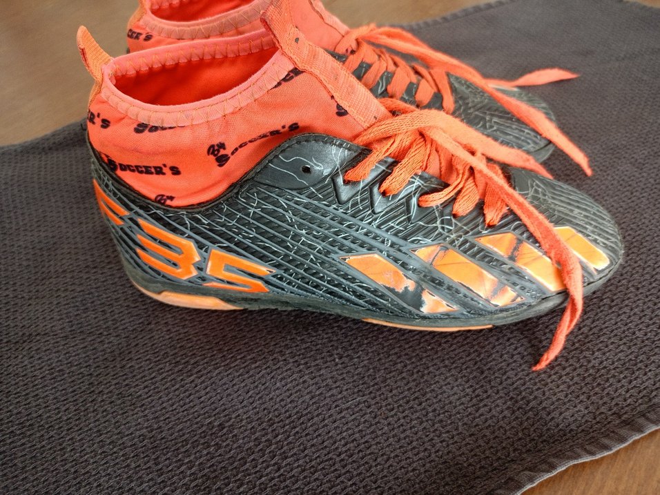 Turuncu Renkli Erkek Bağcıkı çoraplı krampon - Görsel 2