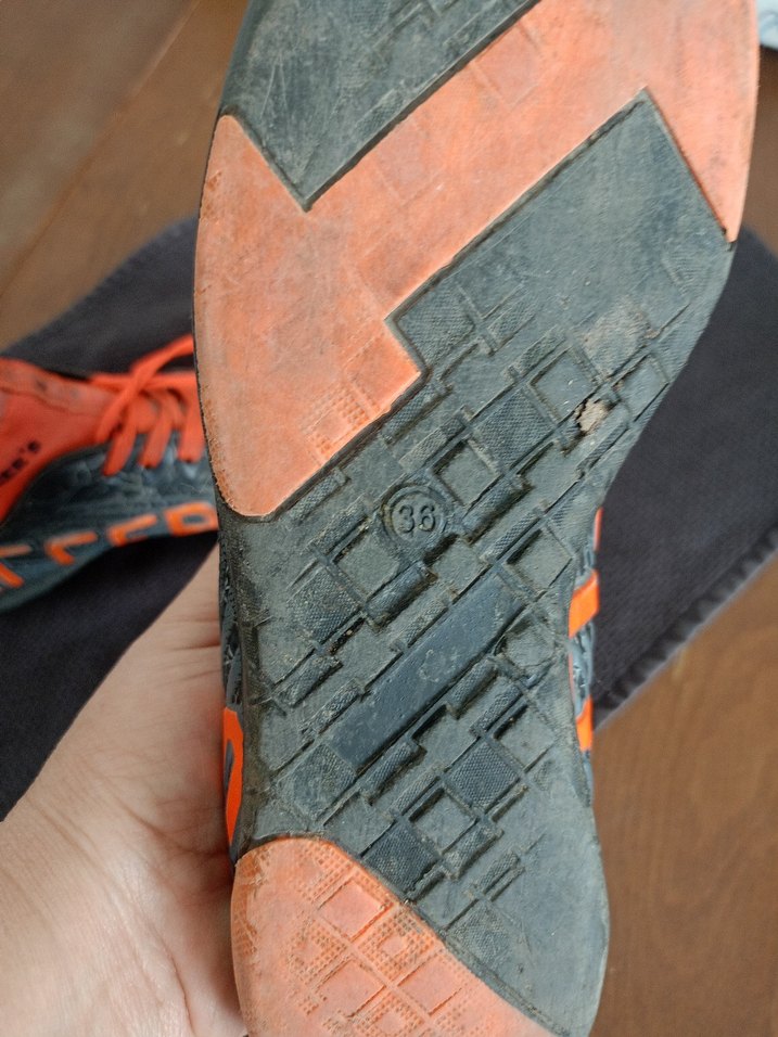 Turuncu Renkli Erkek Bağcıkı çoraplı krampon - Görsel 3