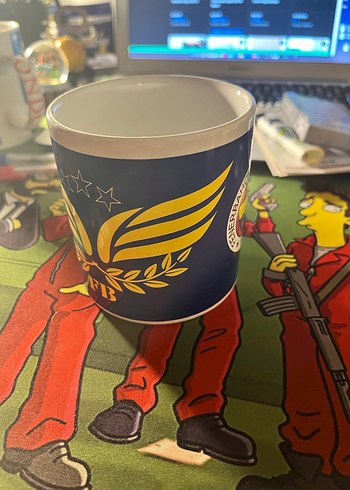 Fenerbahçe Temalı Koyu Mavi Kupa - Görsel 2