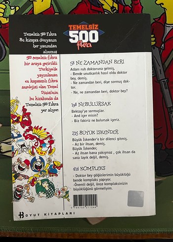 Temelsiz 500 Fıkra - Komik Kitap - Görsel 2