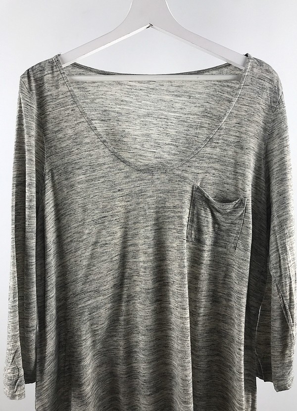 Cep Detaylı Bluz - Görsel 4