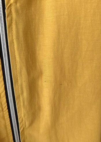 Sarı Midi Boy Rahat Kesim Yağmurluk - Görsel 2