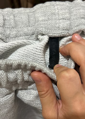 Zara Gri Erkek Fermuarlı Rahat Eşofman Altı - Görsel 3