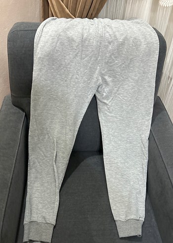 Zara Gri Baskılı Fermuarlı  Eşofman Altı - Görsel 4