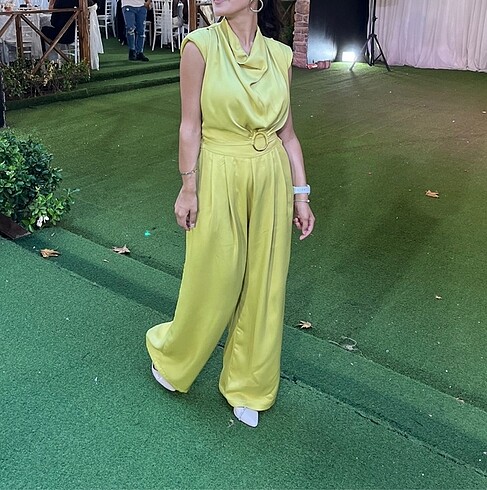 Zara Saten Yeşil Takım