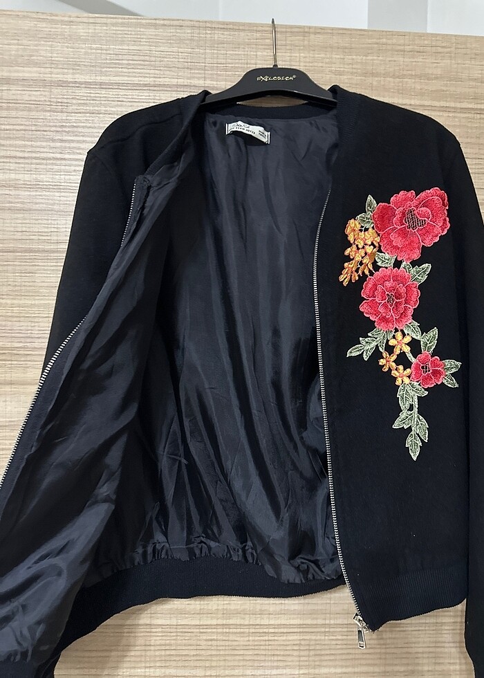 Kaşe bomber ceket - Görsel 3