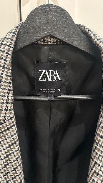 s Beden Zara kareli Blazer