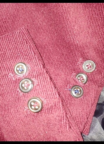 xs Beden bordo Renk Bordo kadife ceket