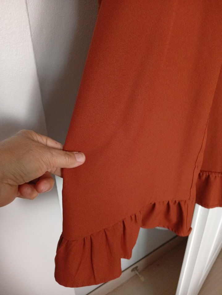 Düğmeli tunik iki koltuk altı 55 boy 105 46 beden - Görsel 4