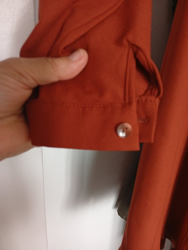 Düğmeli tunik iki koltuk altı 55 boy 105 46 beden - Görsel 3