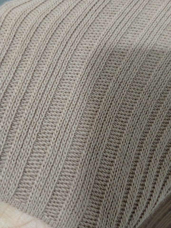 Bej Kadın Triko Boğazlı Uzun Elbise - Görsel 4