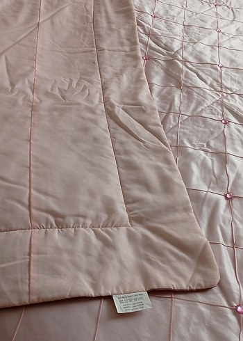 saten yatak örtüsü çift kişilik boncuklu - Görsel 12