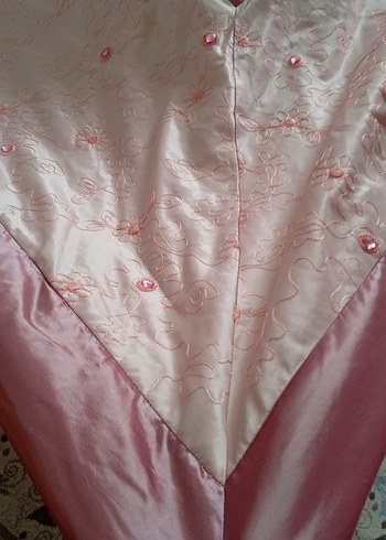 saten yatak örtüsü çift kişilik boncuklu - Görsel 8