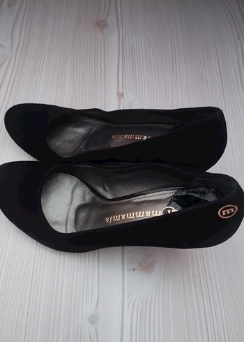 Siyah Dolgu Topuklu Stiletto