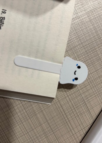 Beden 3d basım hayalet kitap ayracı
