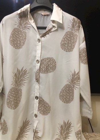 Uzun Kollu, V Yaka, Bohem Desenli Kadın Gömlek - Görsel 5