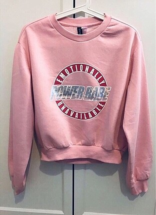 H&M Pembe Sweat