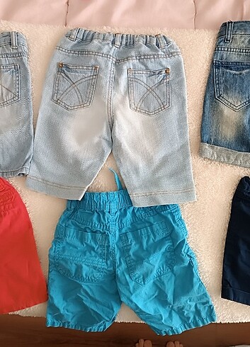 LC Waikiki 6 adet. 18-24 Ay erkek çocuk şort. Çeşitli markalarda. 