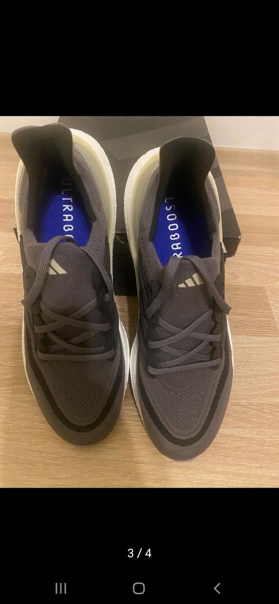 46,5 Adidas UltraBoost Gri Erkek Koşu Ayakkabısı - Görsel 2