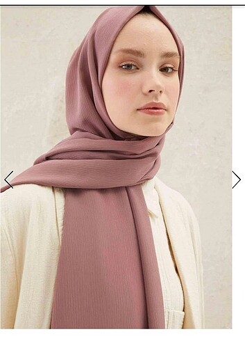Freshscarfs krinkıl medine ipeği gül kurusu şal