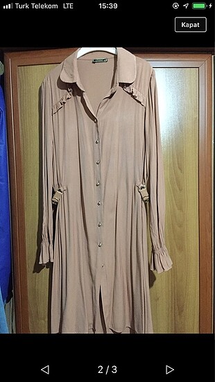 Armine tunik ve pardesü
