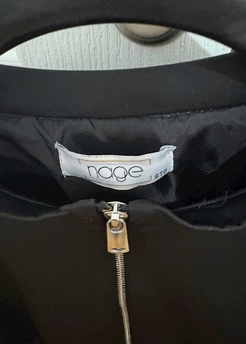 Fermuarlı Siyah Mini Kadın Ceket - Görsel 3