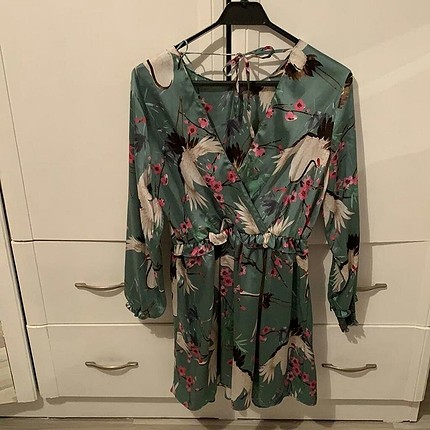 ZARA DESENLİ ELBISE