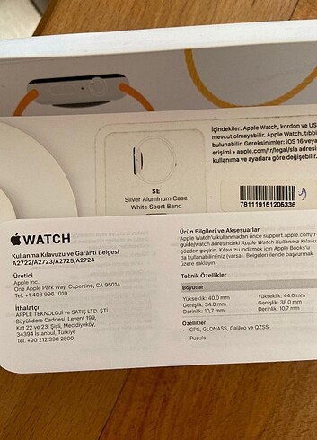 Beden Renk Apple watch se