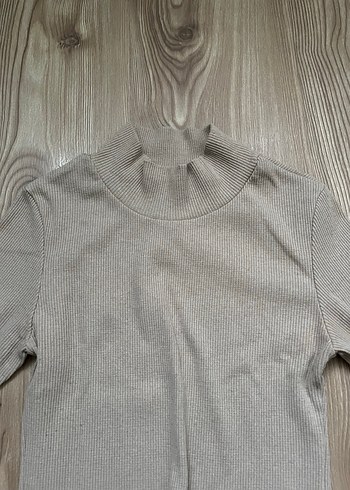 Bej Balıkçı Yaka Kadın Triko - Görsel 2