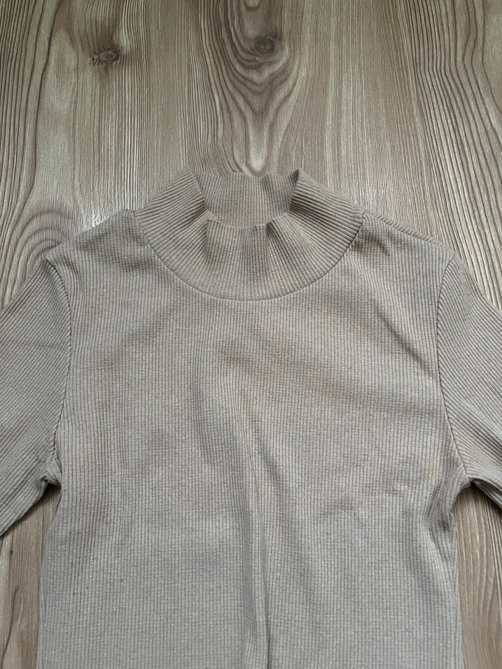 Bej Balıkçı Yaka Kadın Triko - Görsel 2