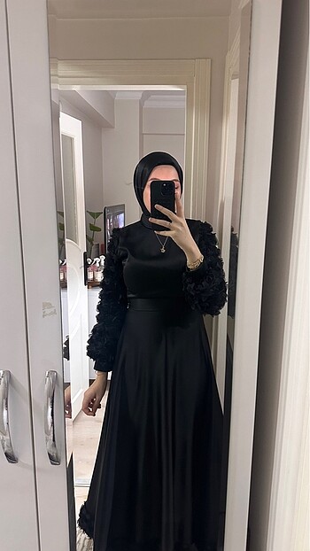 l Beden siyah Renk abiye elbise