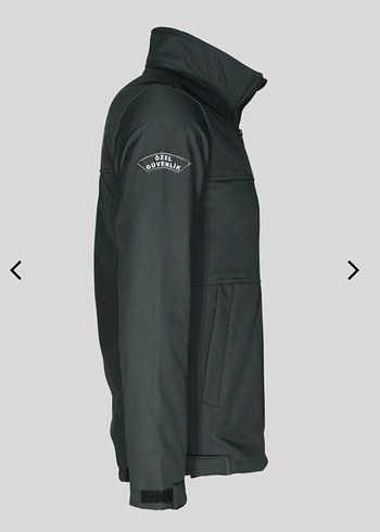 Erkek Siyah Yüksek Yakalı Kayak Ceketi - Görsel 2