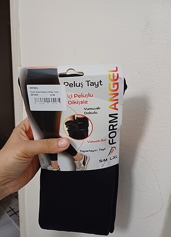 Bayan likrali peluş tayt içi yünlü  yüksel bel - Görsel 3