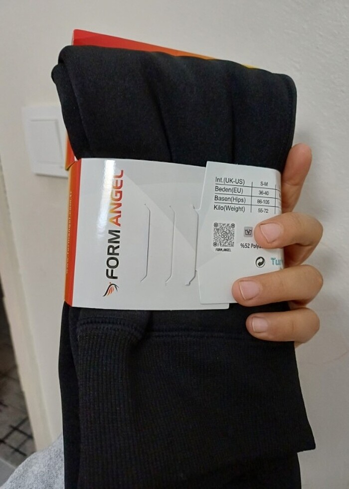 Bayan likrali peluş tayt içi yünlü  yüksel bel - Görsel 2